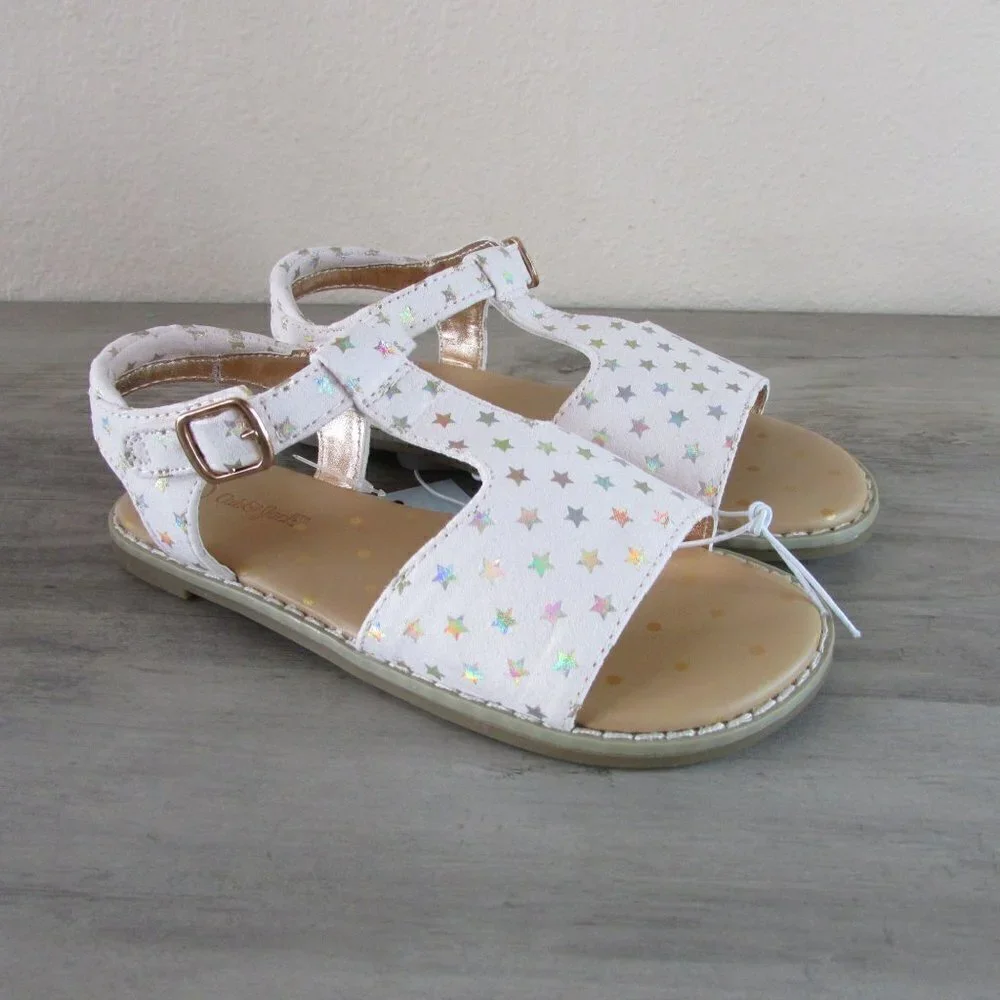 Cat & Jack Toddler Girl's Kinsley Star Print Ankle Strap Sandals - Blush